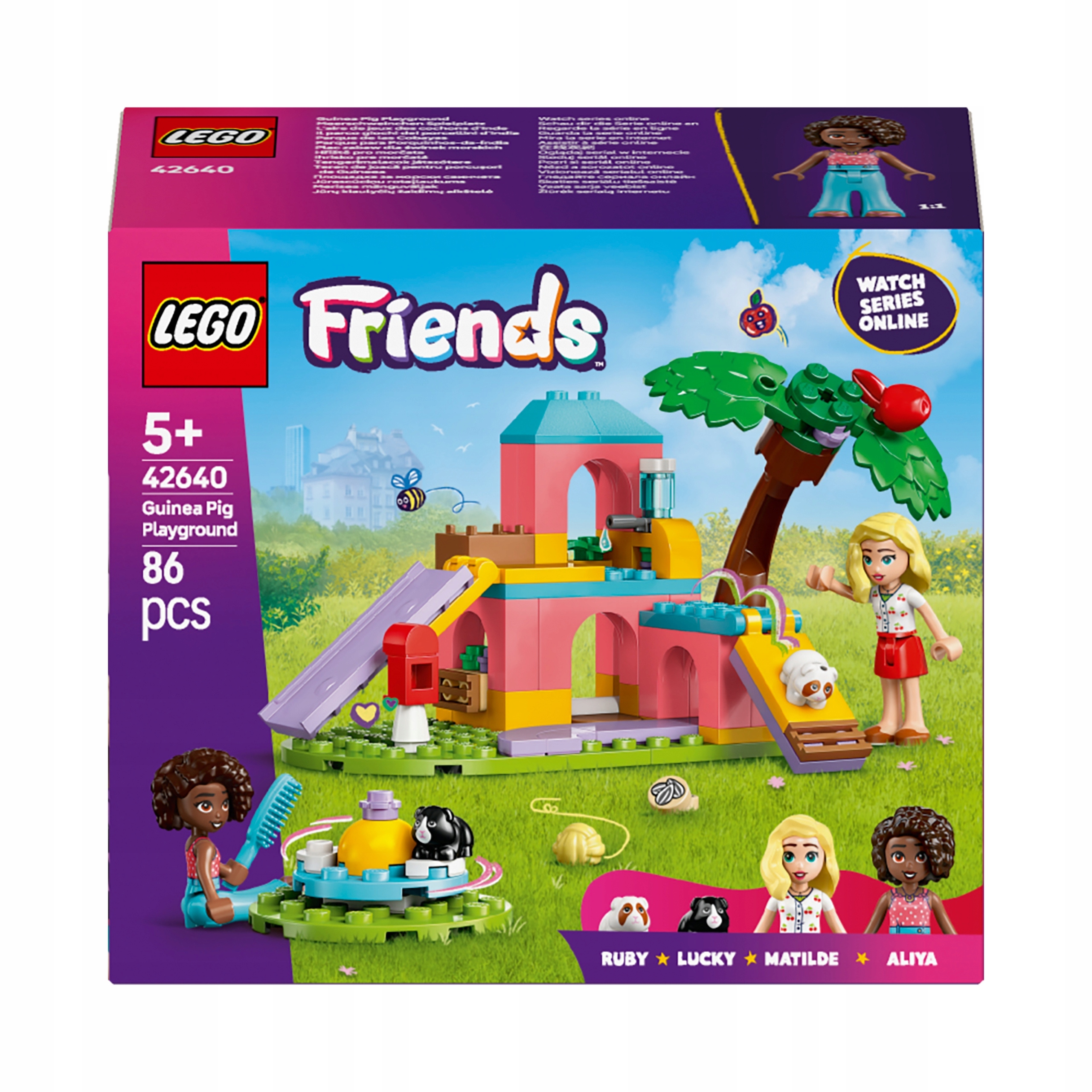 LEGO Friends 42640 žaidimo aikštelė jūrų kiaulaitėms
