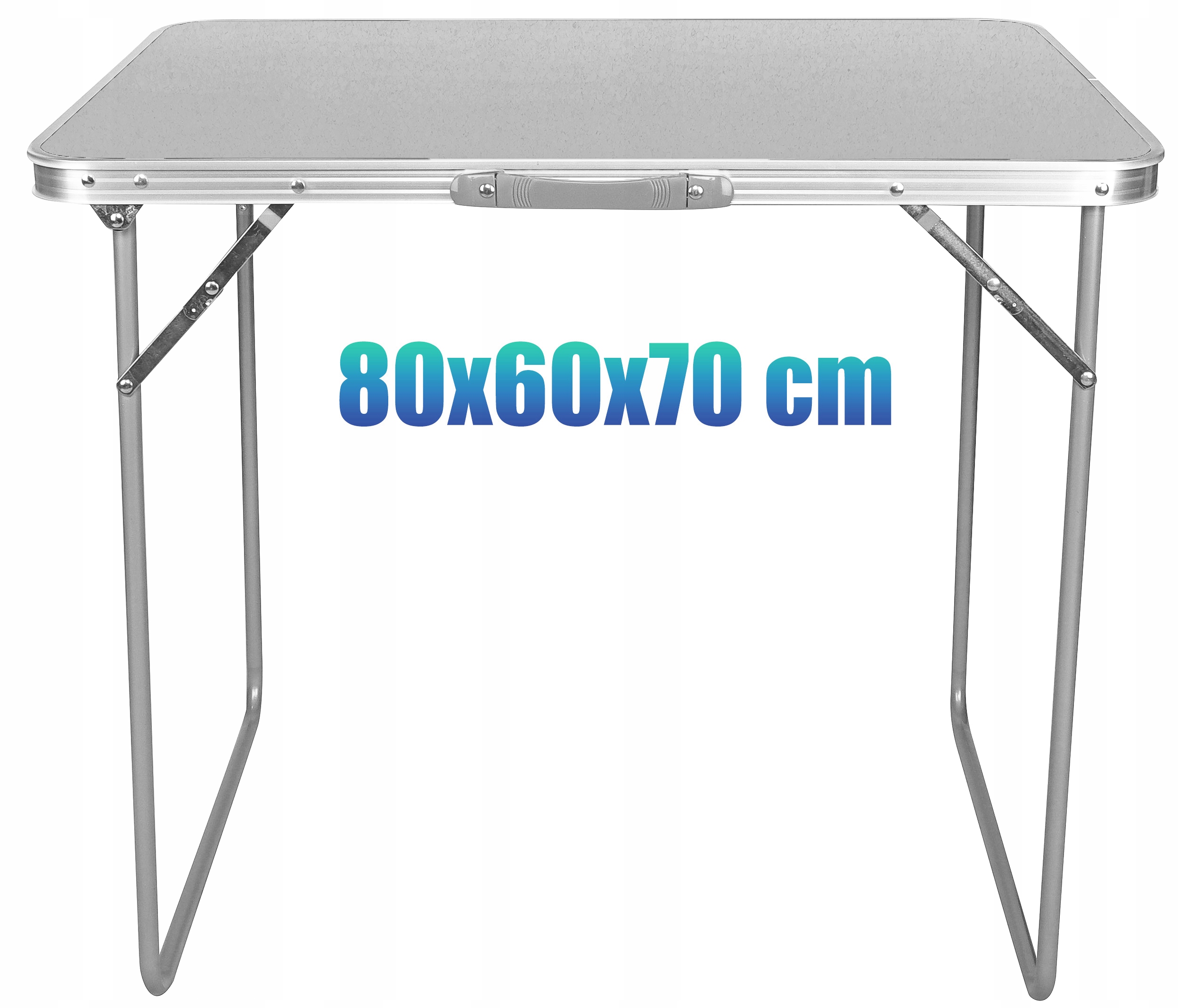 Gotel sulankstomas turistinis stalas 80x60x70 cm