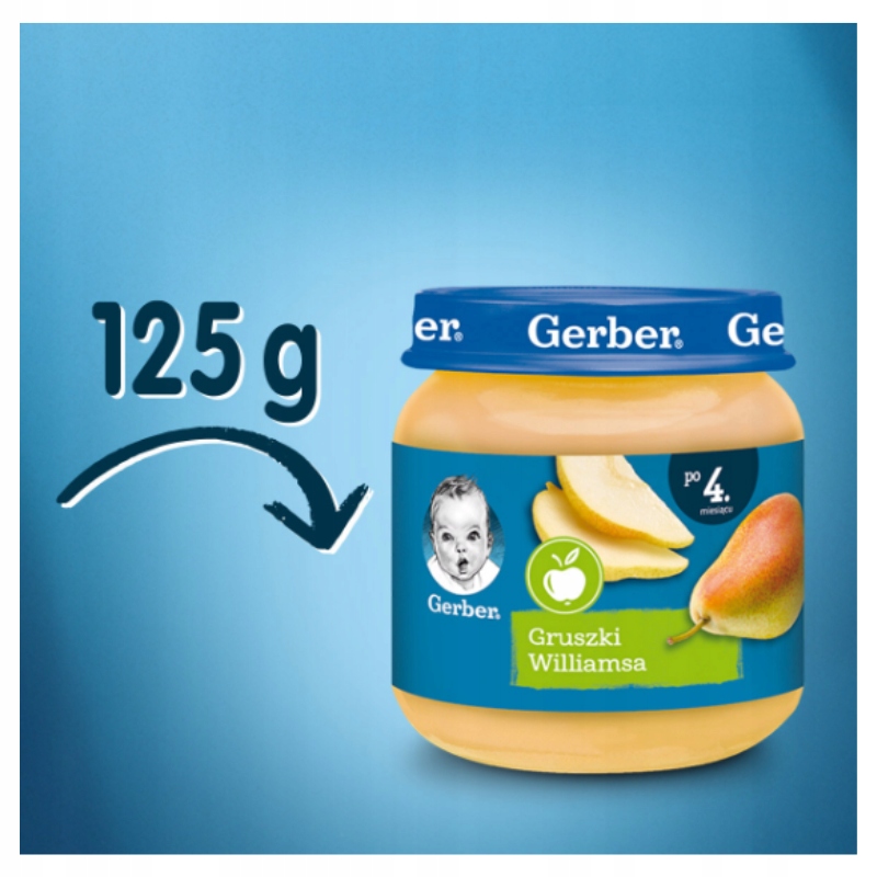 Williams Pear desertas 125 g Gerber