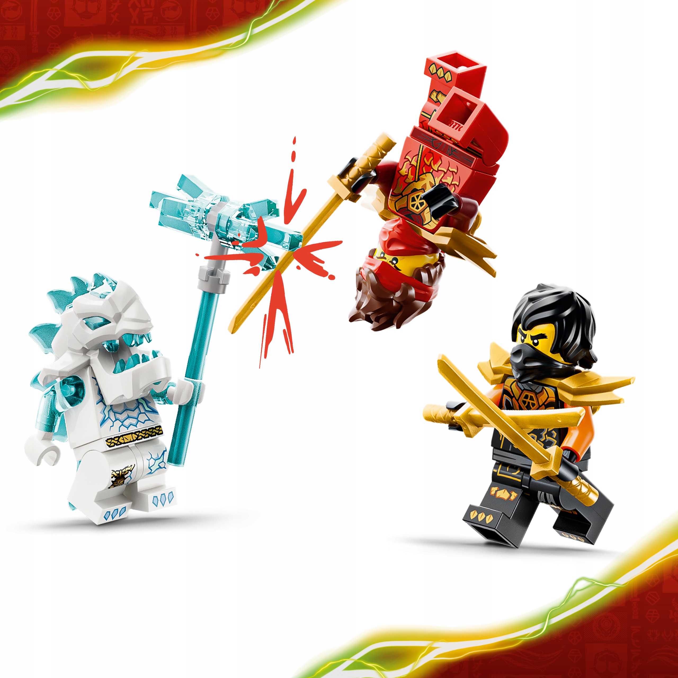 LEGO NINJAGO Kai ir Cole daugiafunkcinės transporto priemonės 71864