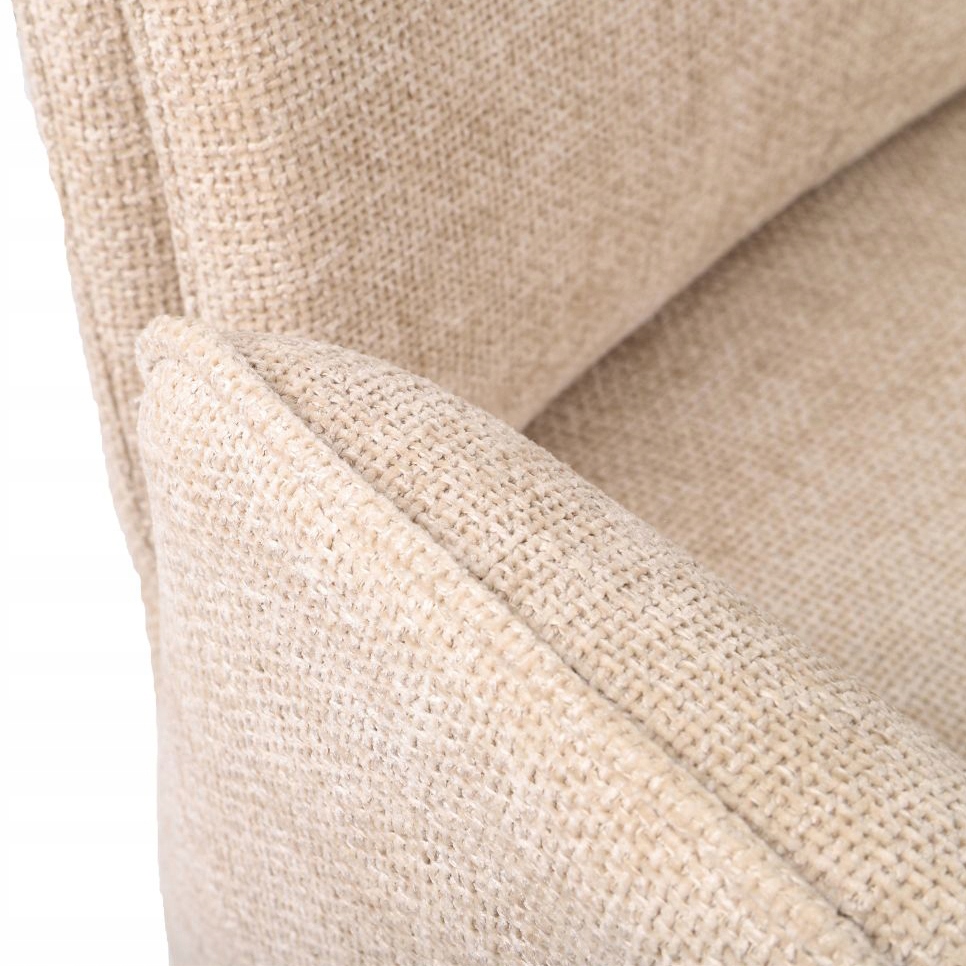 Stanley Beige minkšta pasukama valgomojo kėdė su porankiais