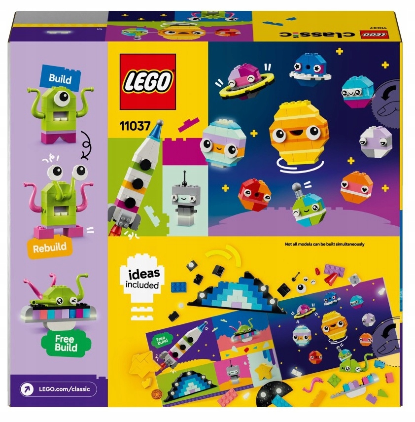 LEGO Classic kūrybingos planetos 11037