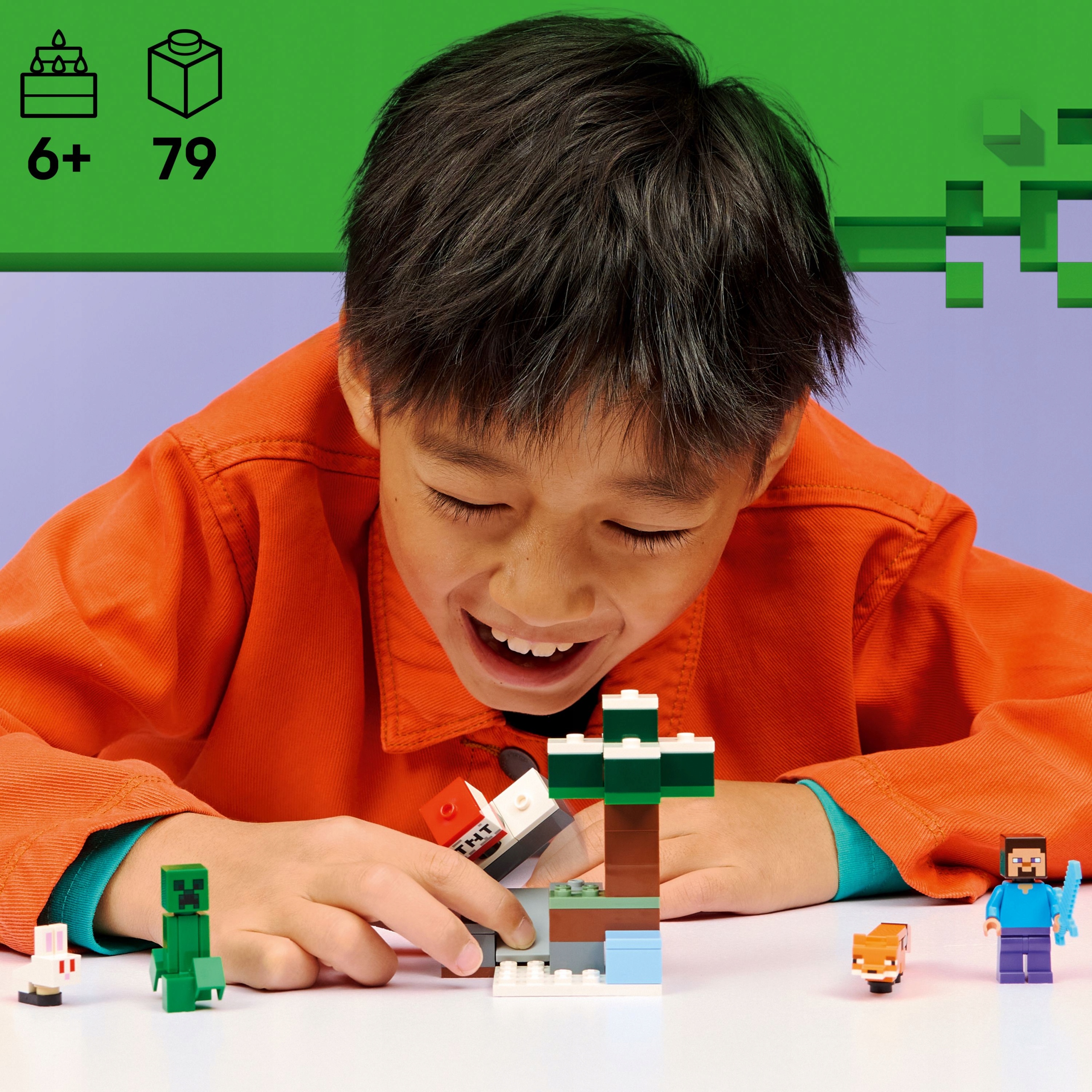 LEGO Minecraft 21583 Stivo nuotykis tajgoje