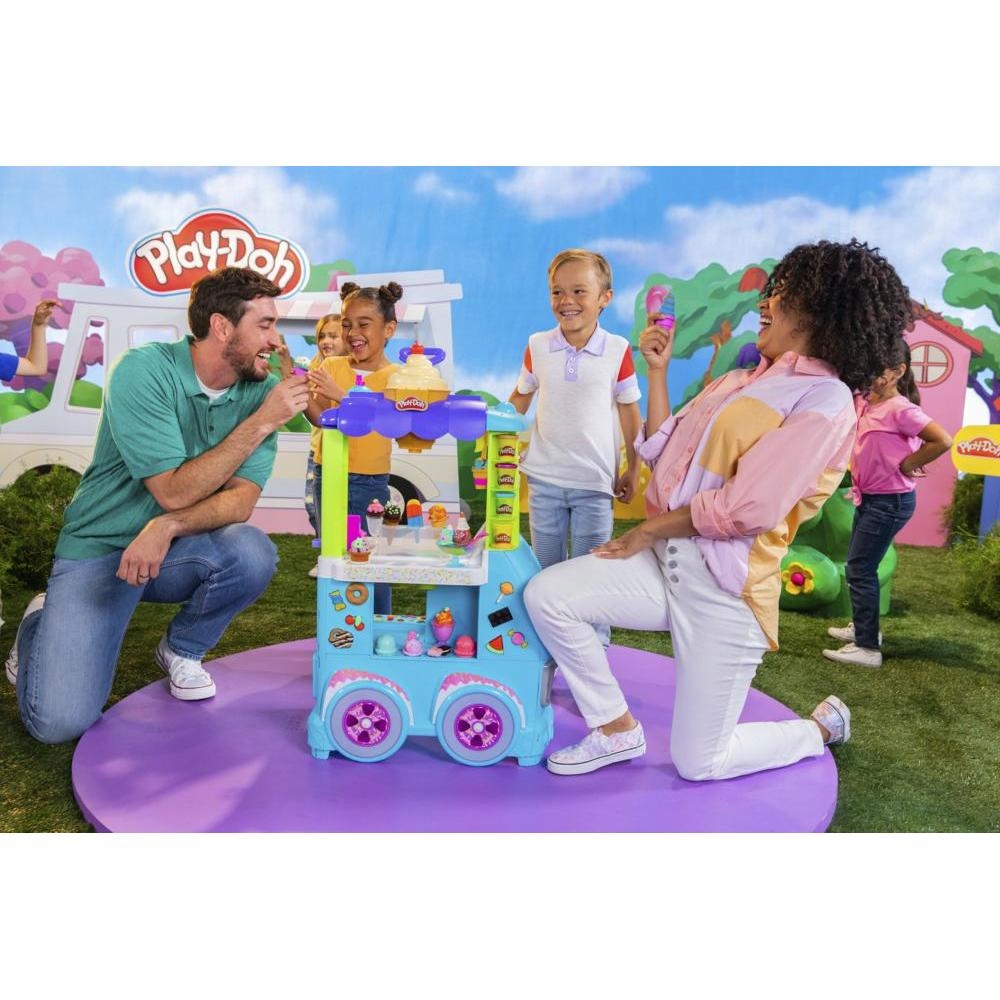Hasbro Play-Doh ledų parduotuvė su 25 priedais