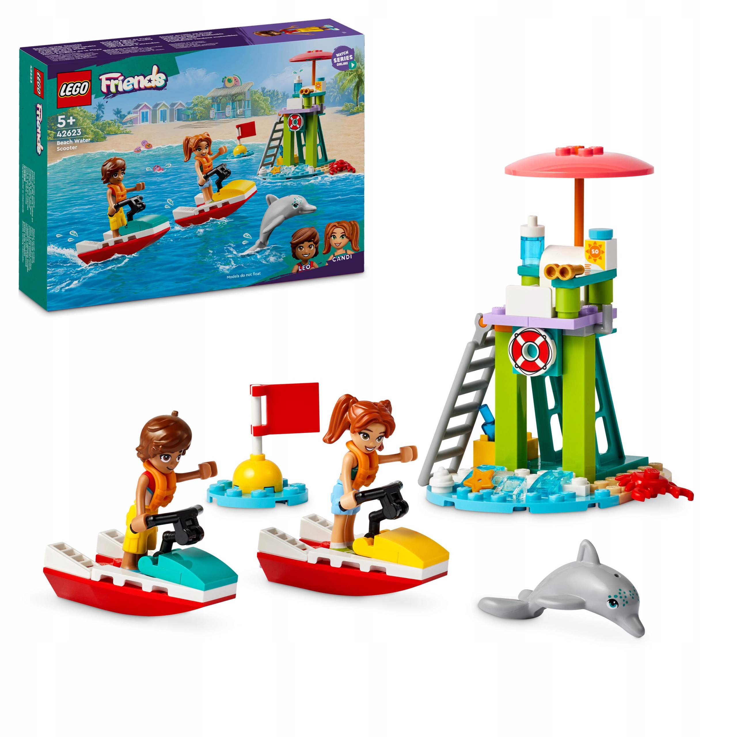 LEGO Friends 42623 paplūdimio vandensportų skūteris