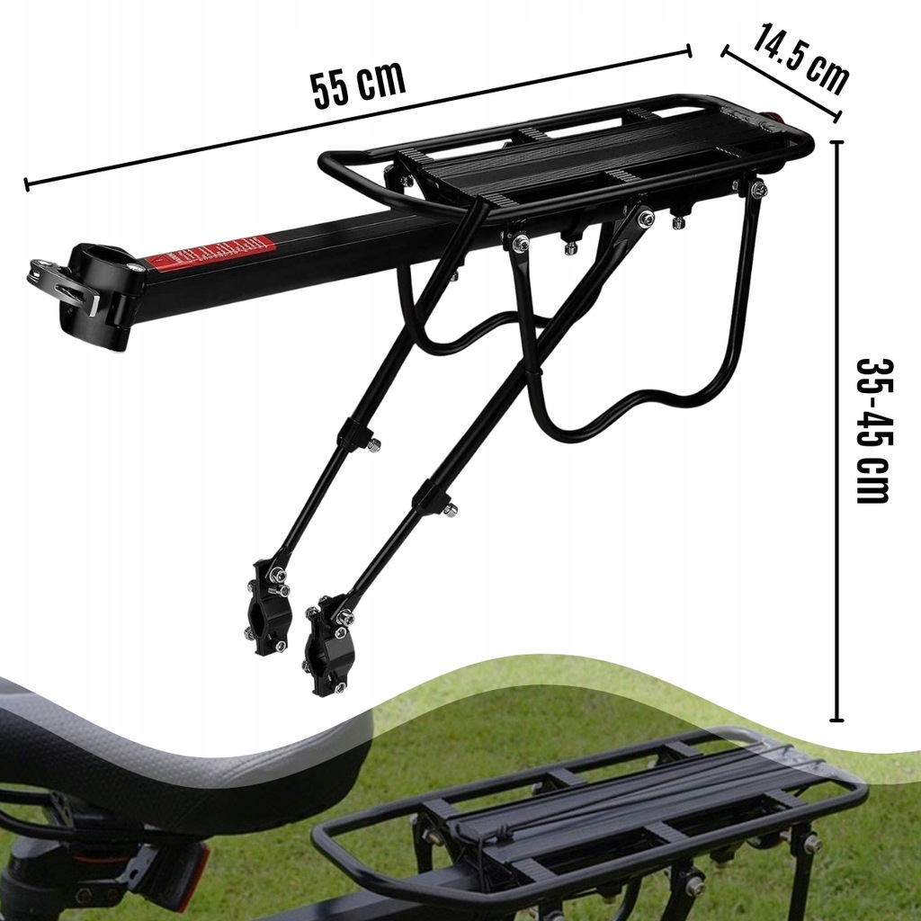 Memflow aliuminis galinis bagažinas universalus 50 kg