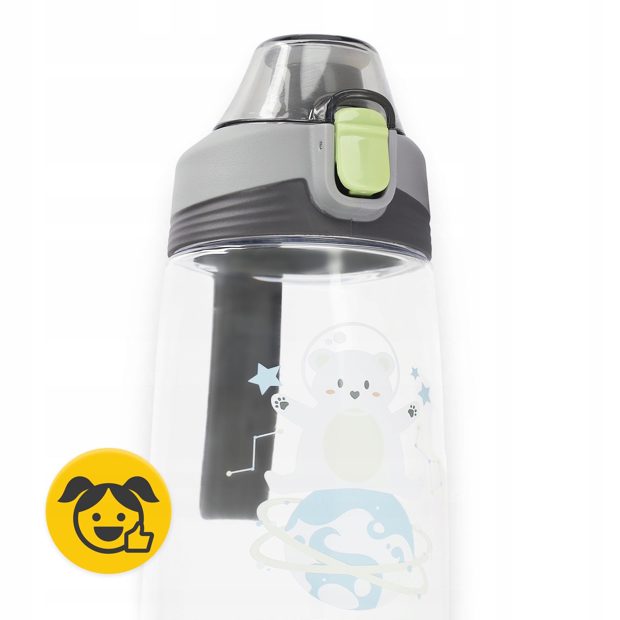 4Fizjo vandens butelis vaikui, 500 ml, Tritan