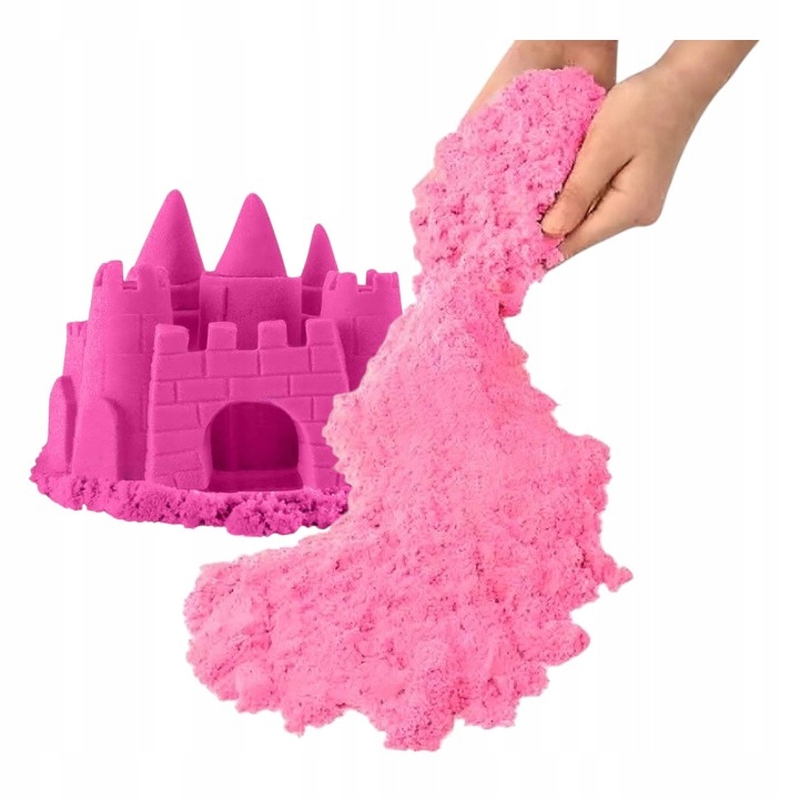 KINETINIS SMĖLIS 3KG MĖLYNAS RAUŽAS ŽALIAS MAGICAL VAIKAMS