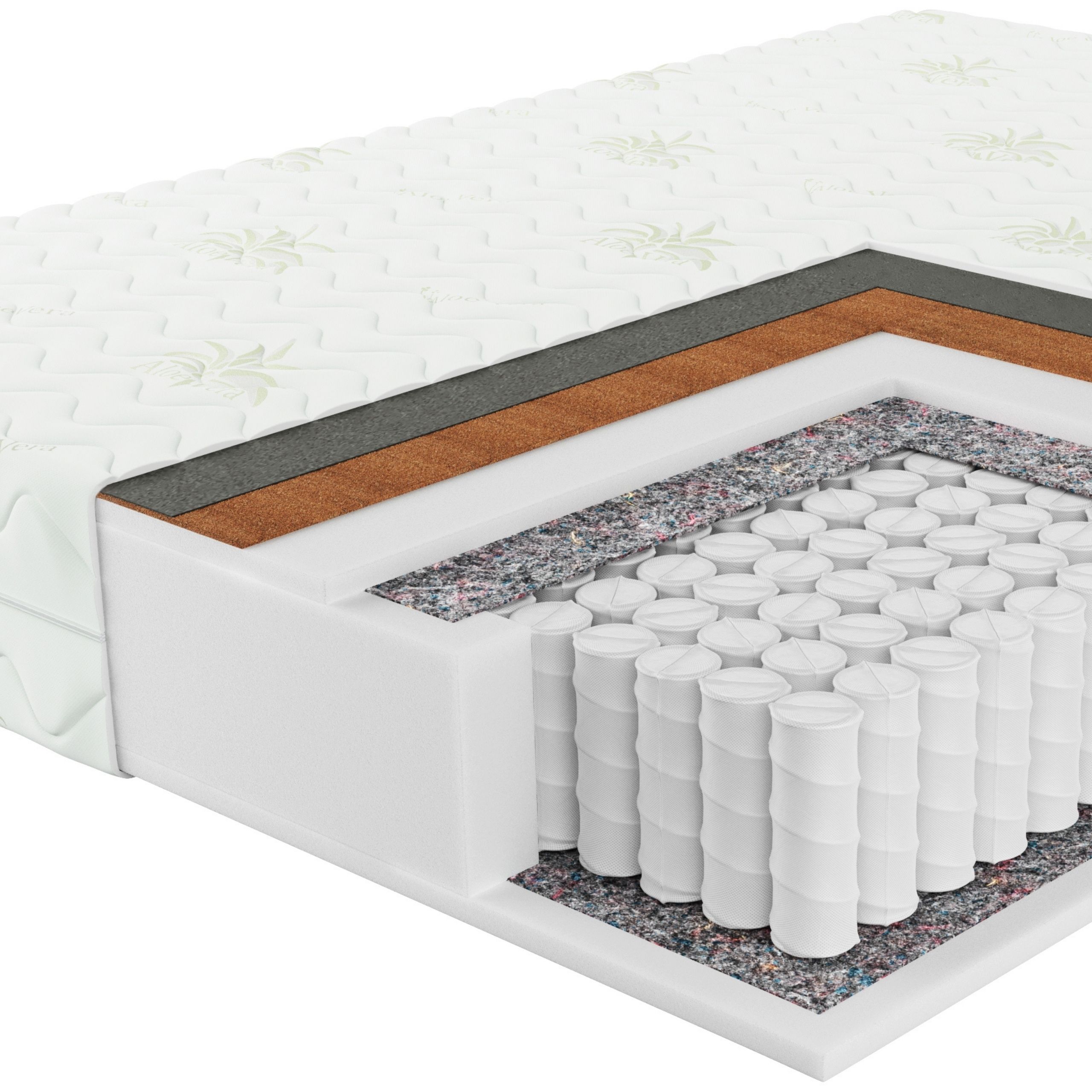ČIUŽINIS 140x200 Spyruoklinis - SENPURO NATURAL COMFORT - HARD - H3 / H4