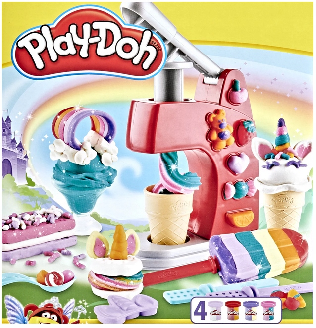 Hasbro Play-Doh stebuklingoji ledų gaminė vienaragis
