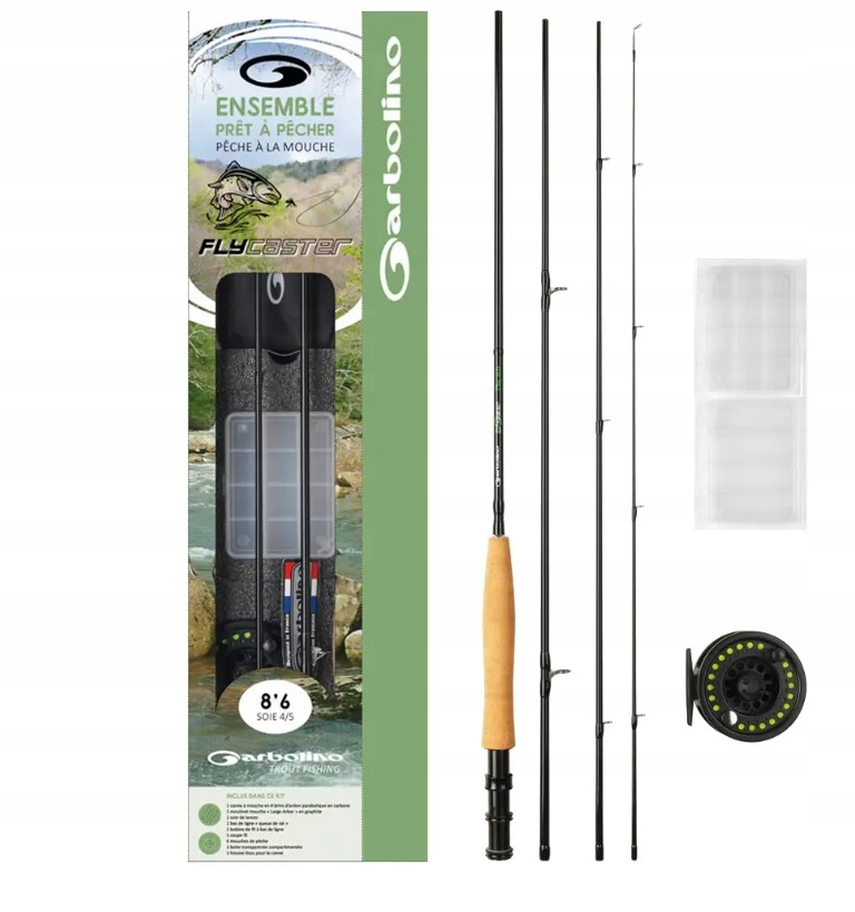Garbolino pilnas Fly Caster rinkinys 2,60 m #4/5