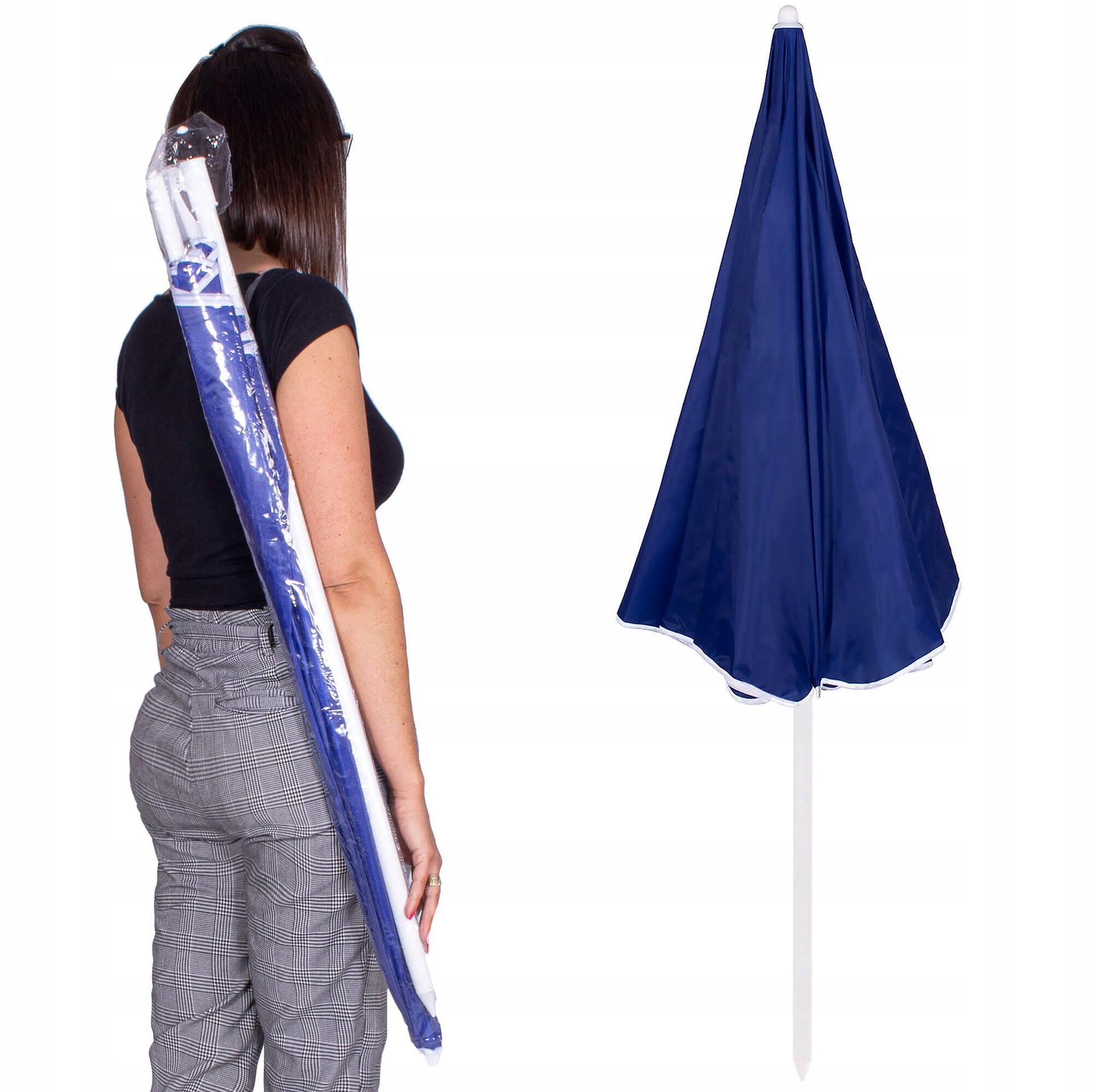 Springos paplūdimio skėtis sulankstomas 180 cm