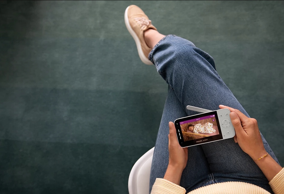 PHILIPS AVENT ELECTRONIC NANNY VIDEO FULL HD EKRANO + LOPŠINIŲ APP