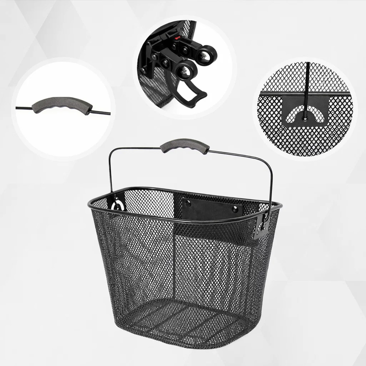 MEMFLOW metalinis dviračio krepšys priekyje 34cm