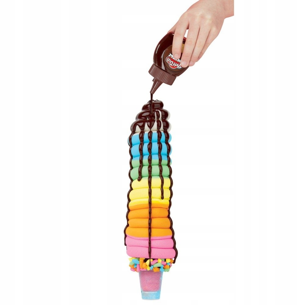 Play-Doh tėkmės ledų parduotuvė plastilinas