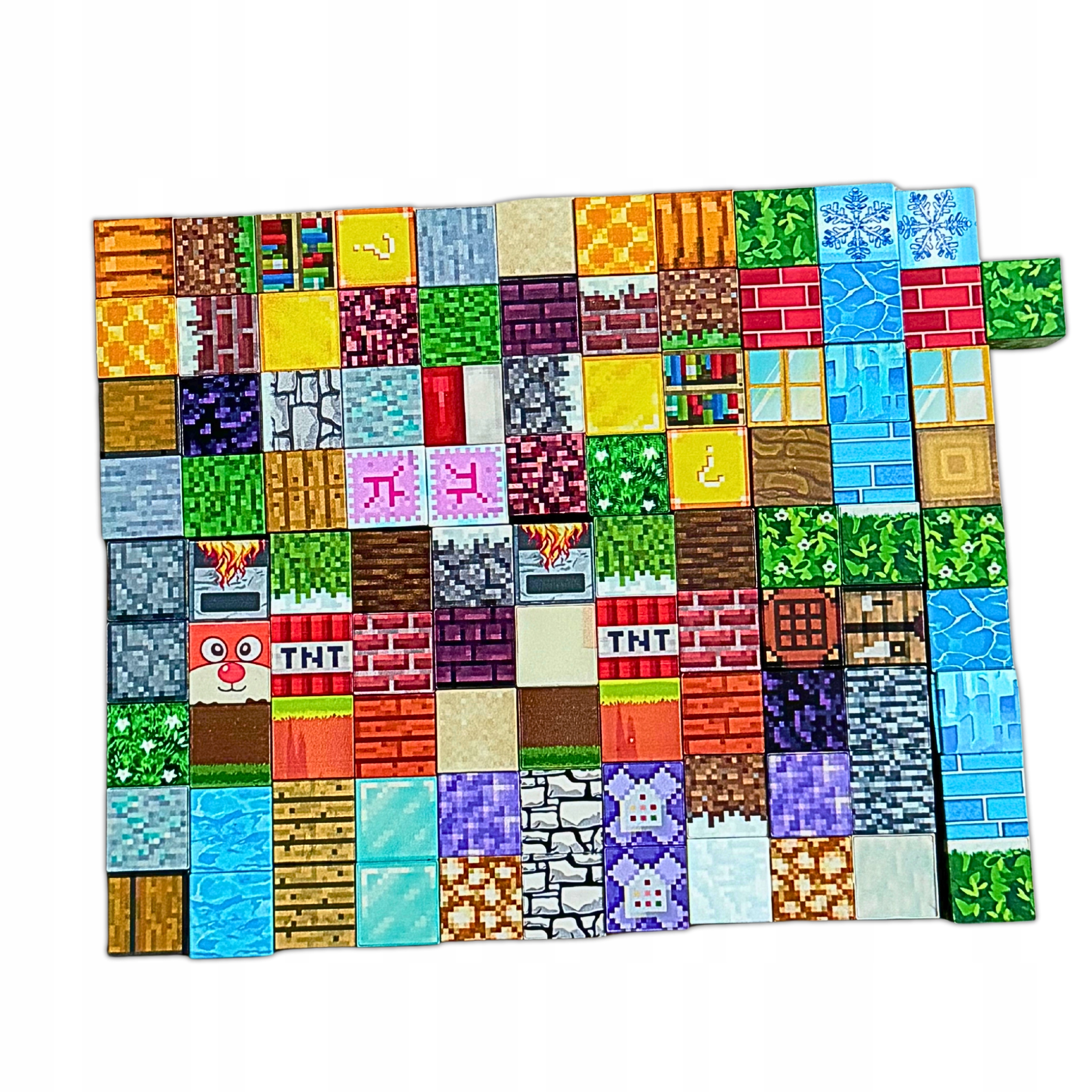 Magnetiniai 3D klockai – kubeliai, 100 vnt., XL rinkinys