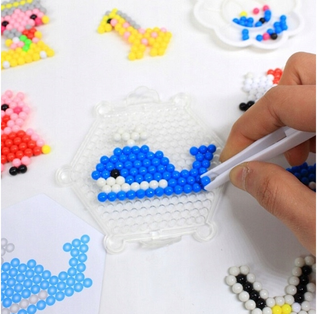 Mensen vandens karoliukai DIY šablonų rinkinys