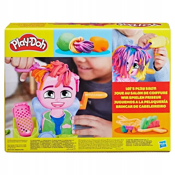 Play-Doh kirpyklos salonas su tešta