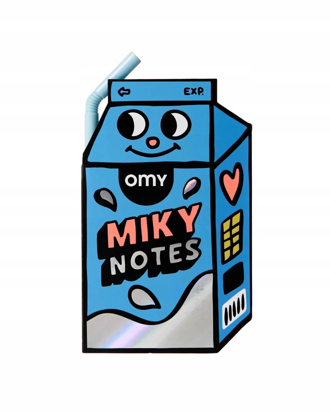 OMY Sąsiuvinis su lipniais lapeliais Miky Mleko Milky