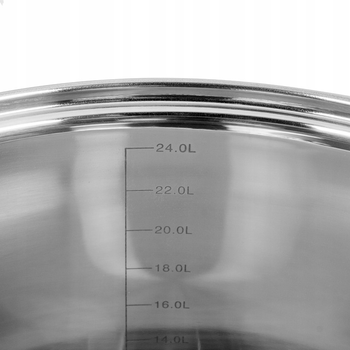 Didelis puodas su plieniniu dangteliu, stikliniu dangteliu, INDUKCIJA 28 cm. 10,1 l