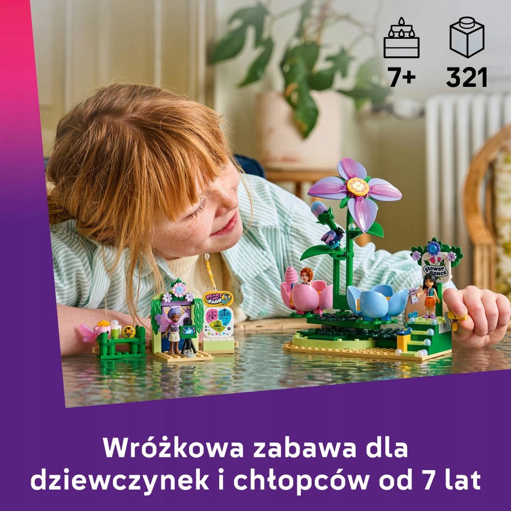 Lego Friends fėėrinė karuselė su gėlėmis 42702