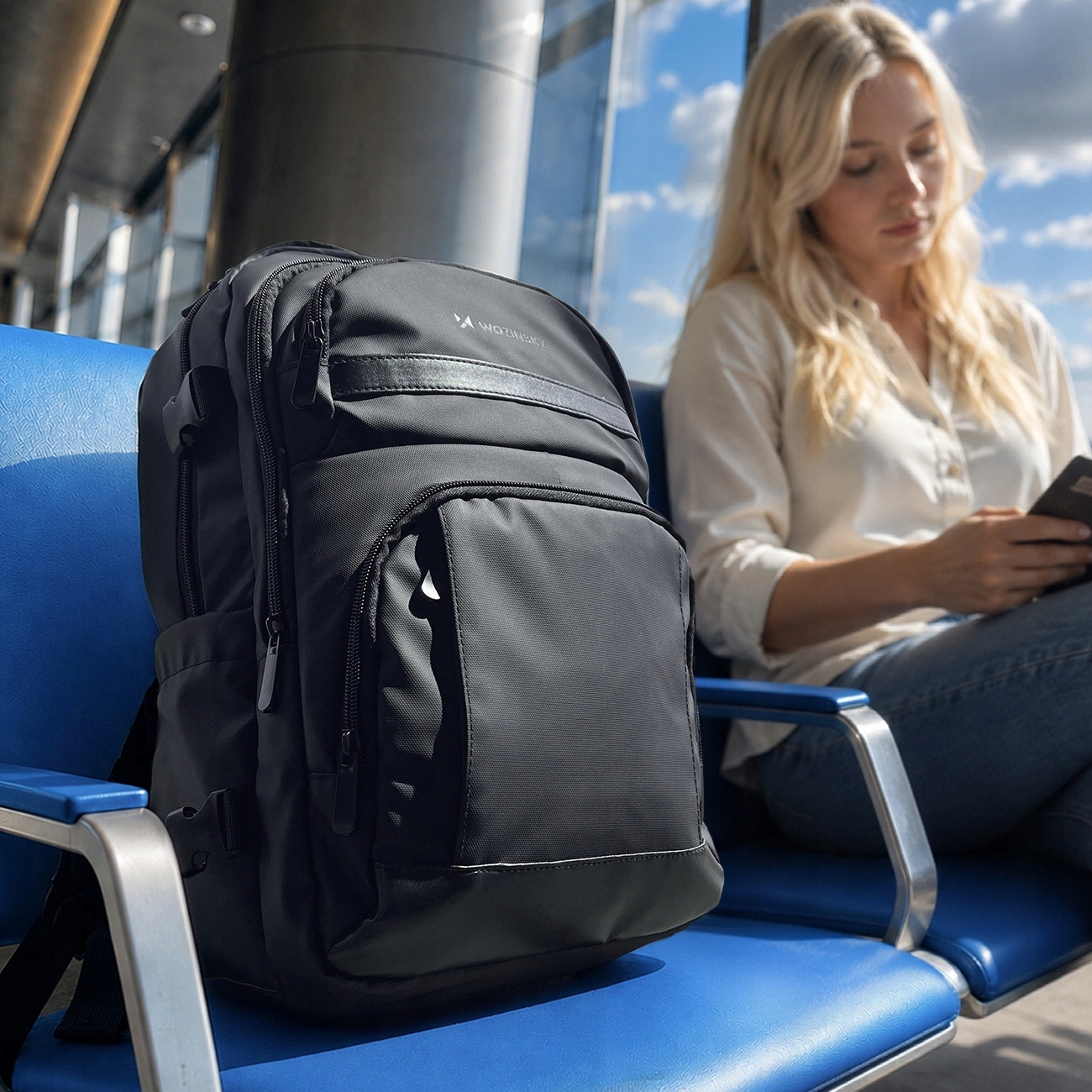 LĖKTUVO KUPRINĖ RANKINIS BAGAŽAS USB KREPŠELIS RYANAIR WIZZAIR 40x20x25