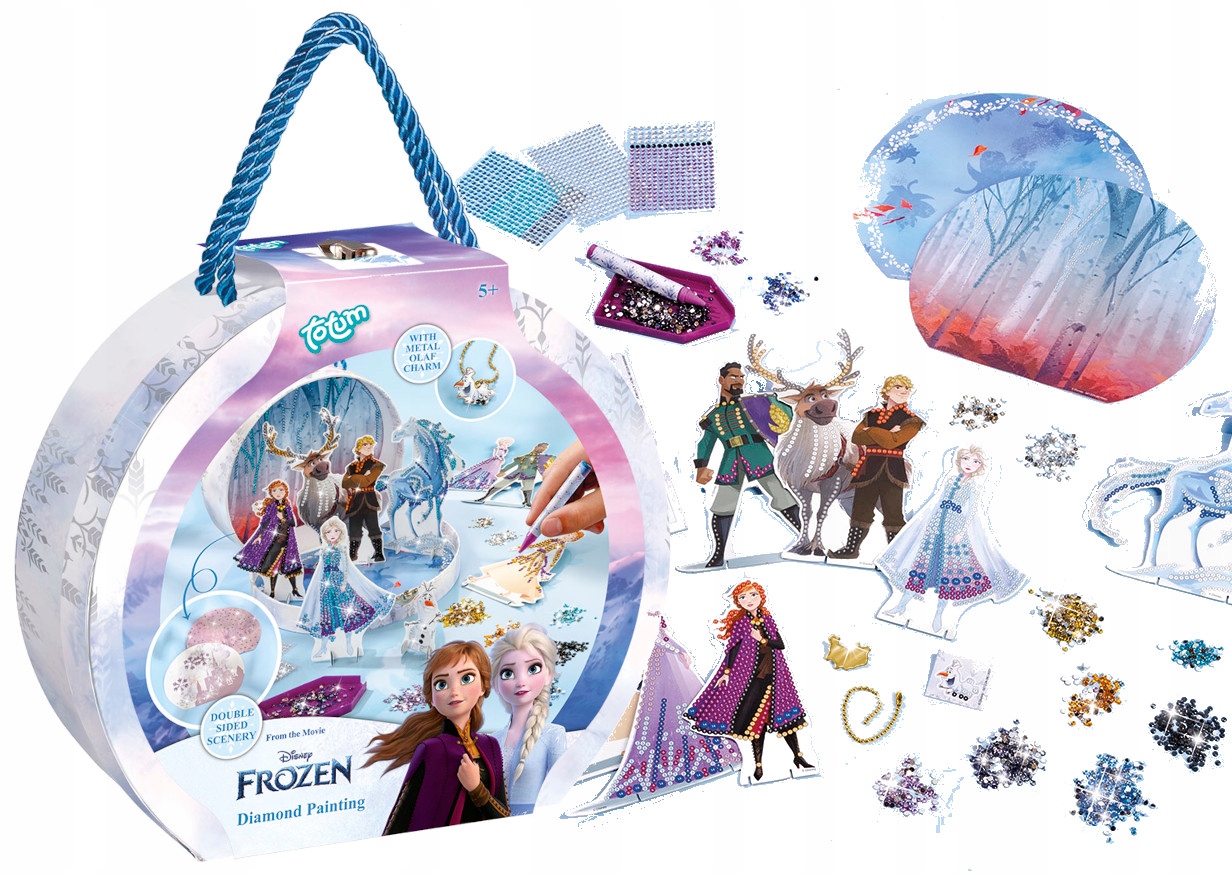 Totum Frozen deimantine mozaika, kūrybos rinkinys