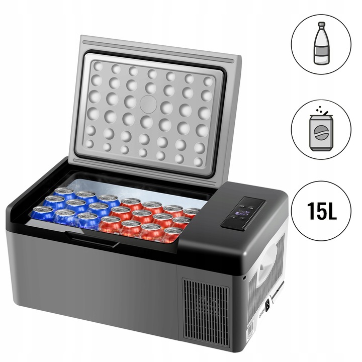 Arctic Box Tourist Kompresorius Šaldytuvas Šaldiklis KOMPRESORIUS 15L 12V