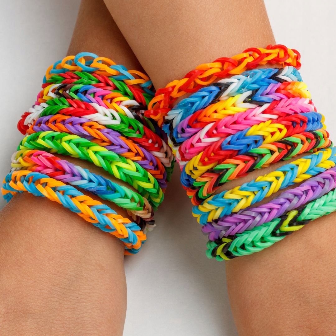 Gumų rankginių rinkinys loom bands 1500 vnt