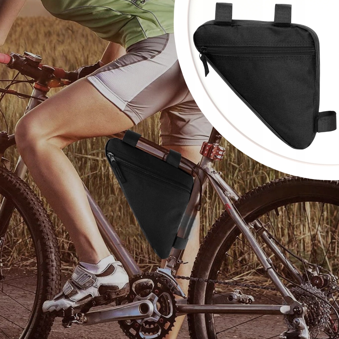 Memflow sakwa rowerowa trójkąt pod ramę wodoodporna
