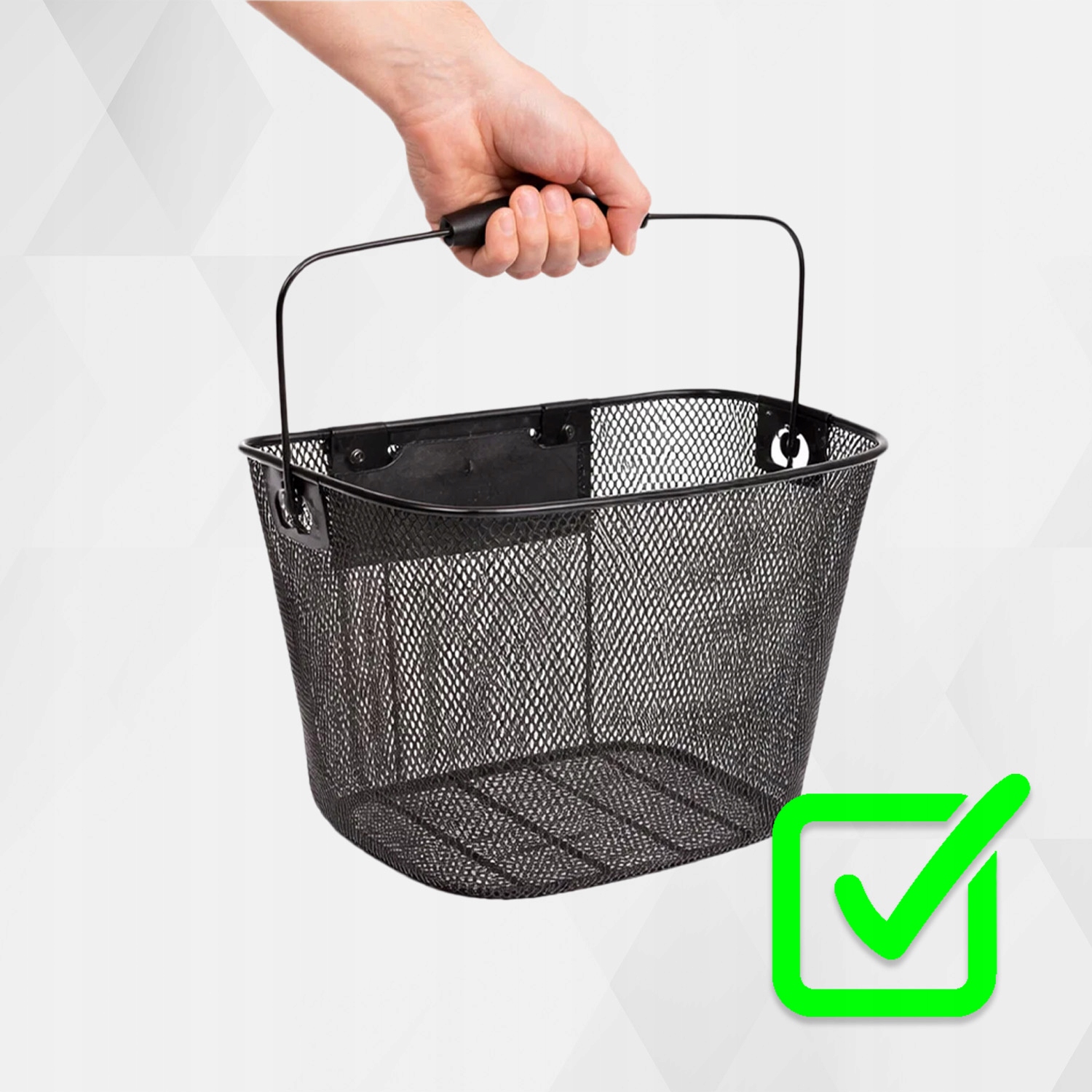 MEMFLOW metalinis dviračio krepšys priekyje 34cm