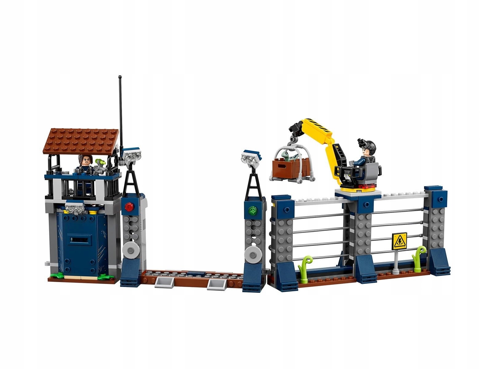 LEGO Jurassic World – 75931 dilofozauro ataka prieš postą – nauja