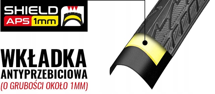 Dviračio padanga 27 5 x 2 1 TRC įdėklas ANTI-PUNKTURE 27,5 x 2,125 57-584 MTB
