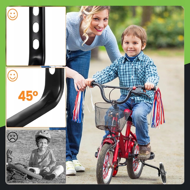 ŠONINIAI VAIKŲ DVIRAČIO RATAI LED DIODAI ŠVIEČIAMI DVIRAČIO RATAI 12-20"