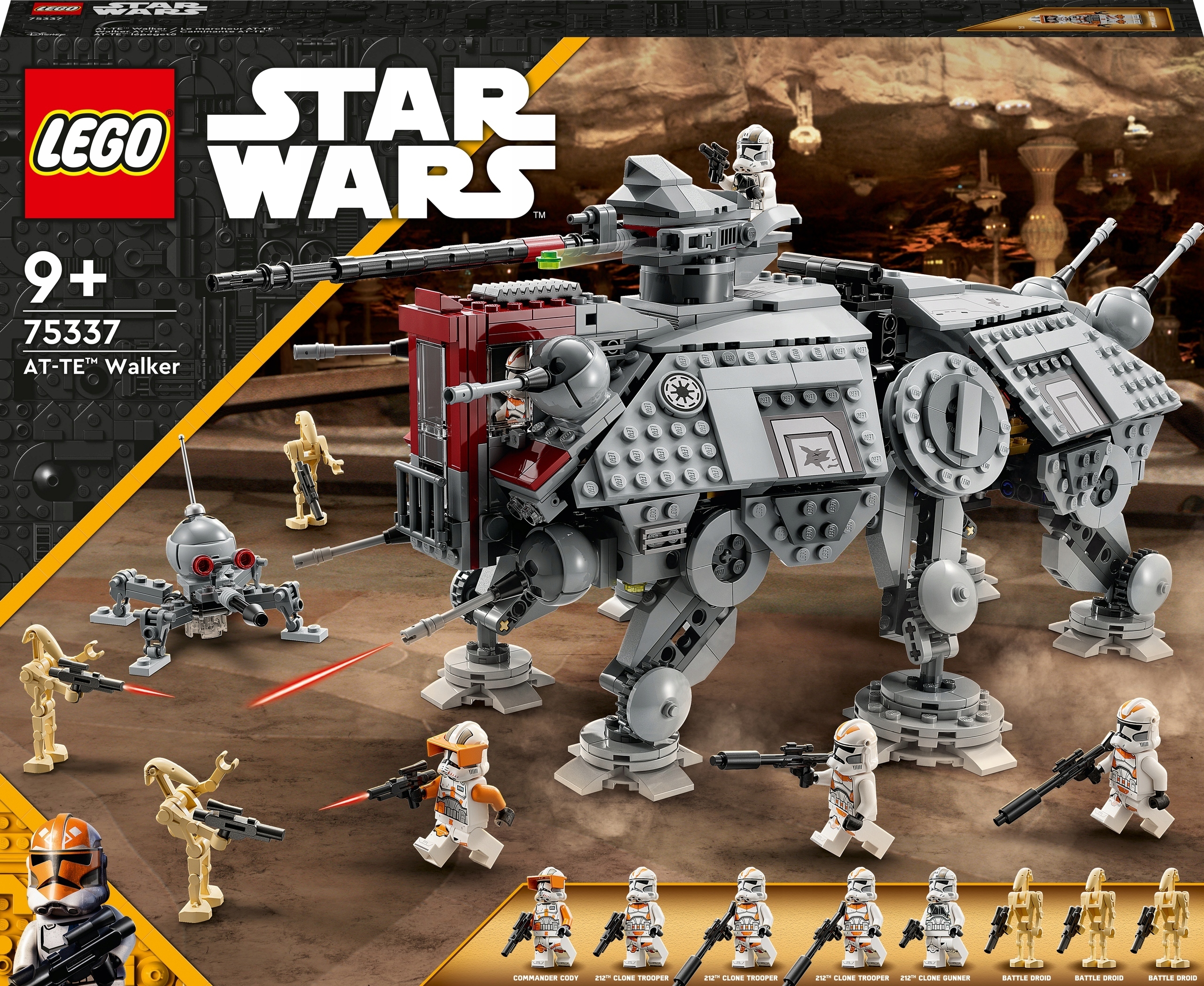 Lego Star Wars 75337 AT-TE žeminė krochuojanti mašina
