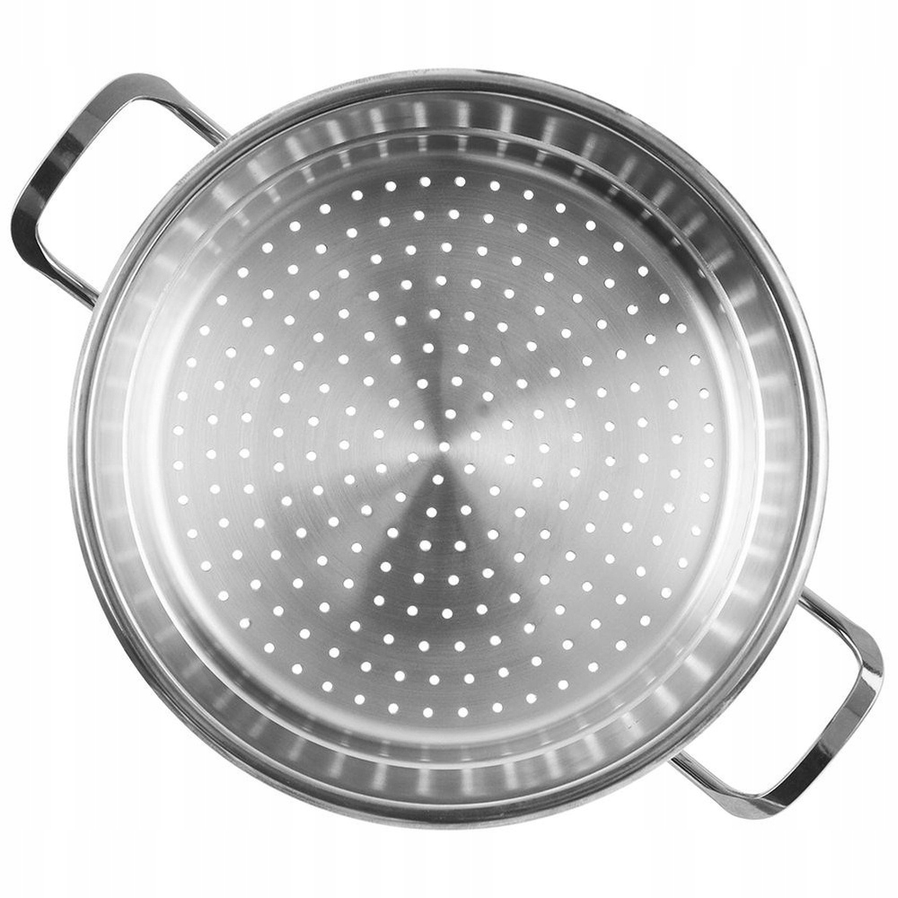 Didelis garinimo įdėklas Garintuvo sietelis Puodo dangtis 26 cm