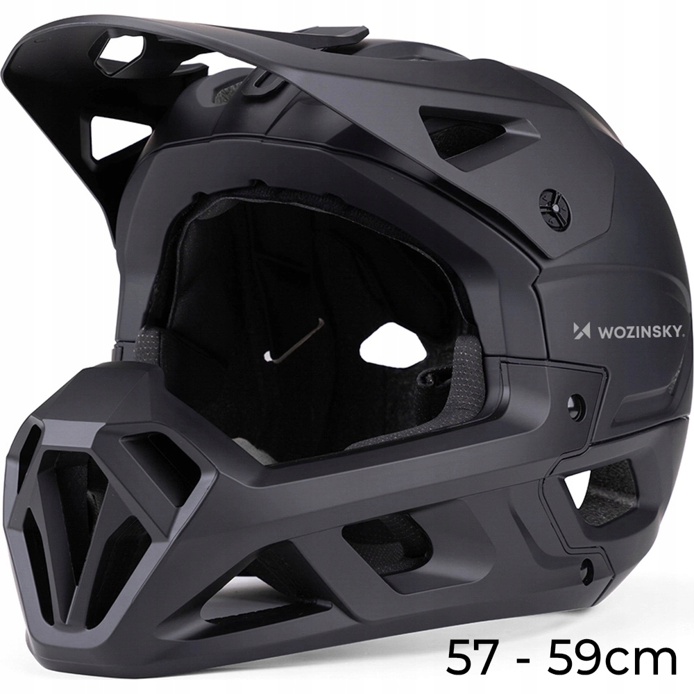 Wozinsky dviračio apsauginis galvos šalmas, reguliuojamas, sportiškas, lengvas, 57-59cm