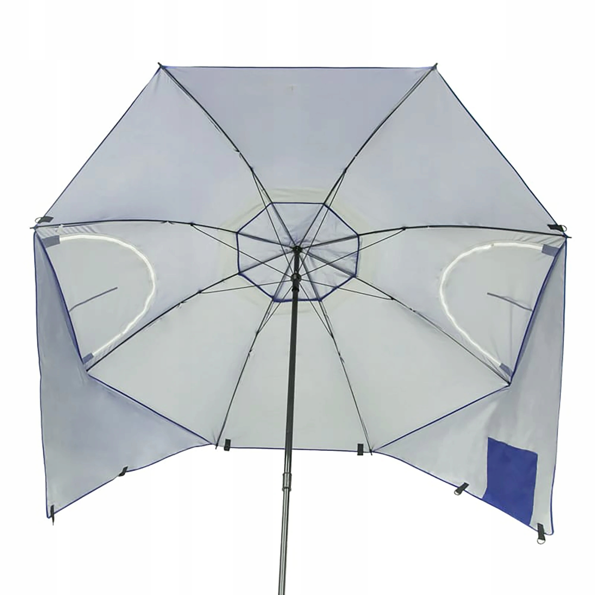 PAPLŪDŽIO SkėTIS 2IN1 PALAPINĖ SU UŽDĖGIMAIS 240cm BEACH OASIS UV50+ MĖLYNA