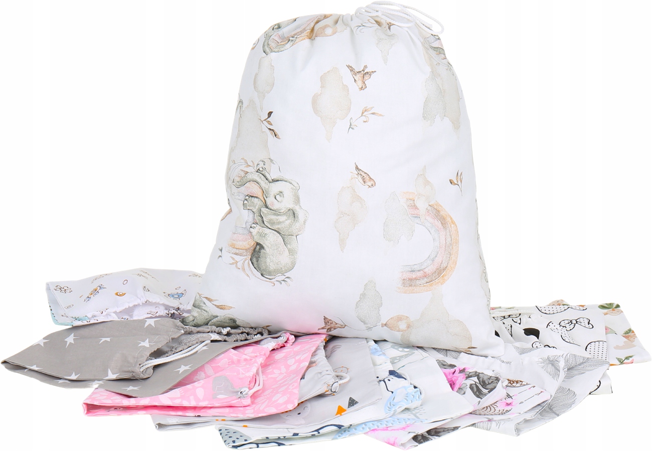 BABY COCOON NEST MINKY PIECE XXL BABYMAM RINKINYS, 7 ELEMENTAI.