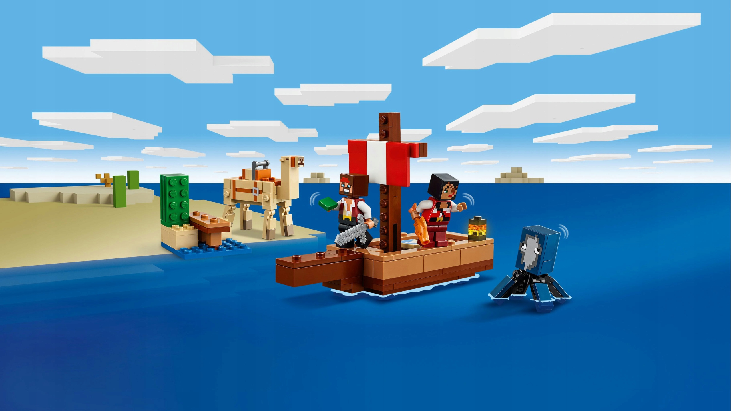LEGO Minecraft piratinio laivo plaukimas 21259