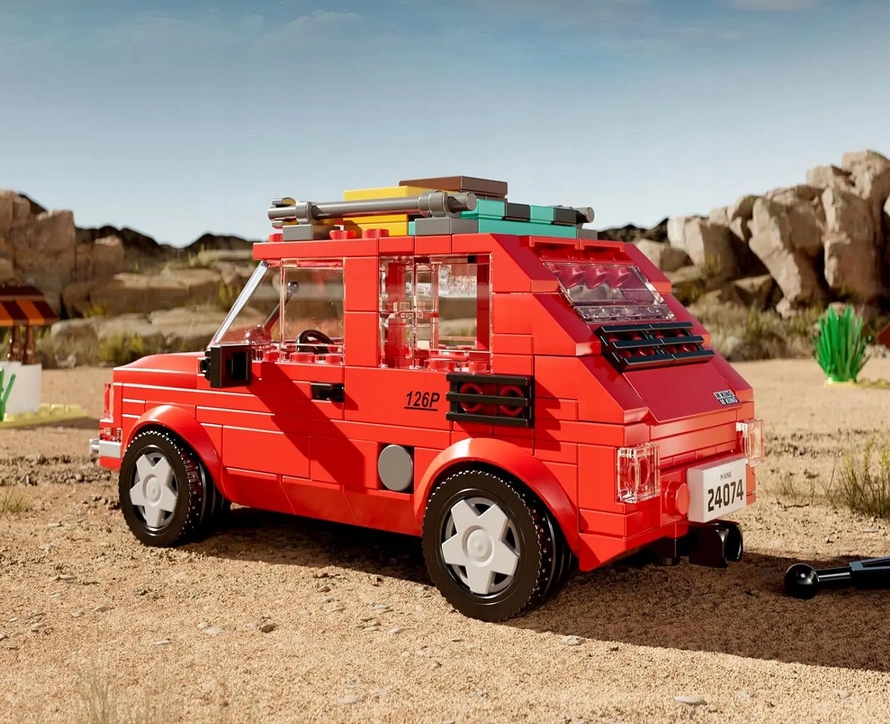 Klocinių konstruktorius Fiat 126P karavanas akcija