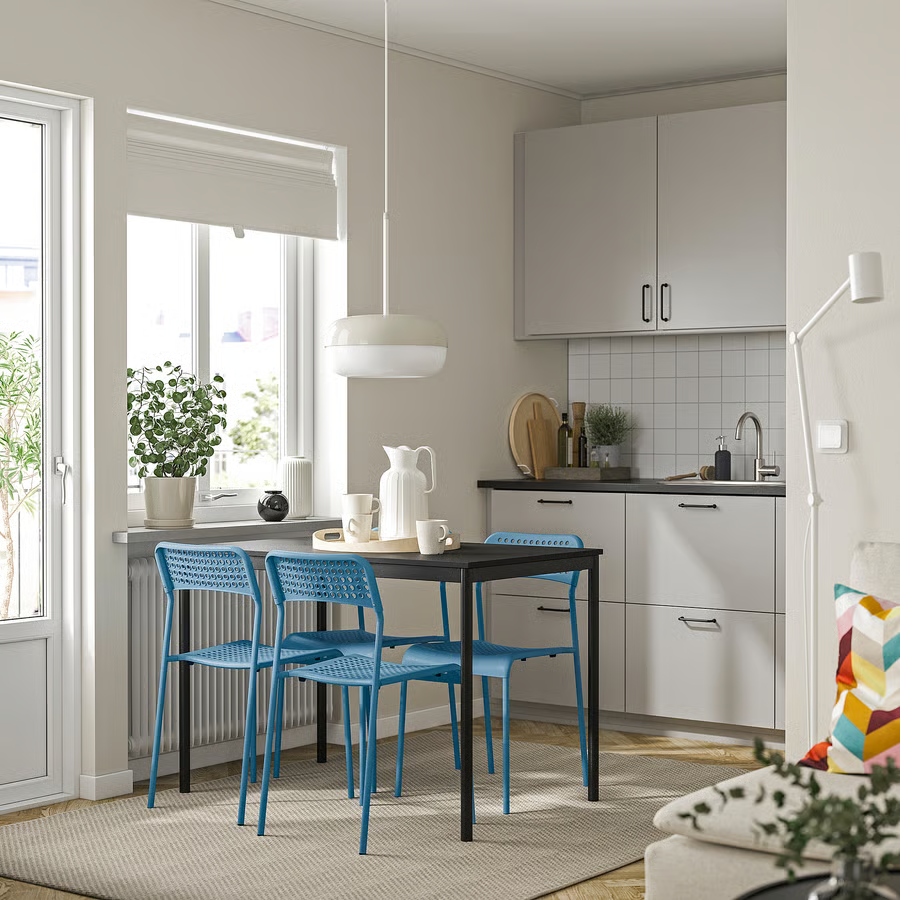 VIRTUVĖS BALKONINĖ KĖDĖ, MĖLYNA IKEA SANDSBERG