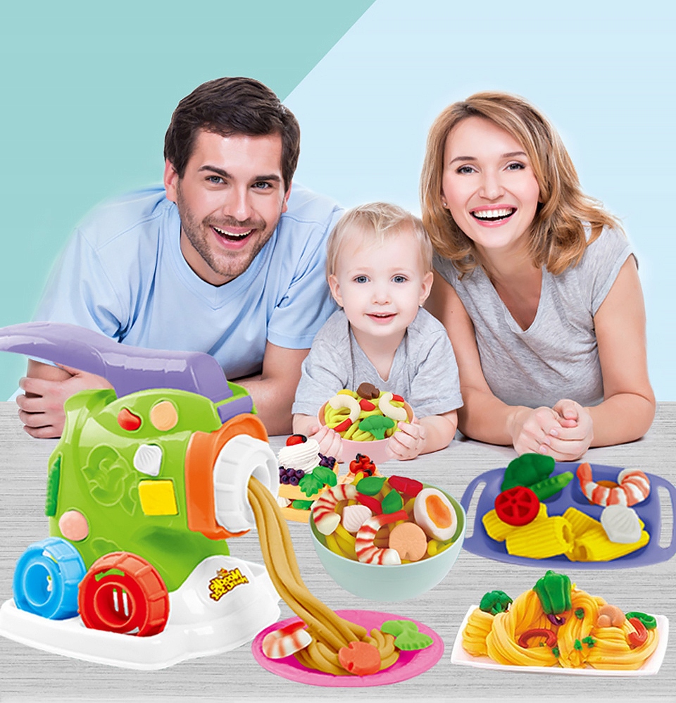 click4TOYS plastilinas su makaronų mašina