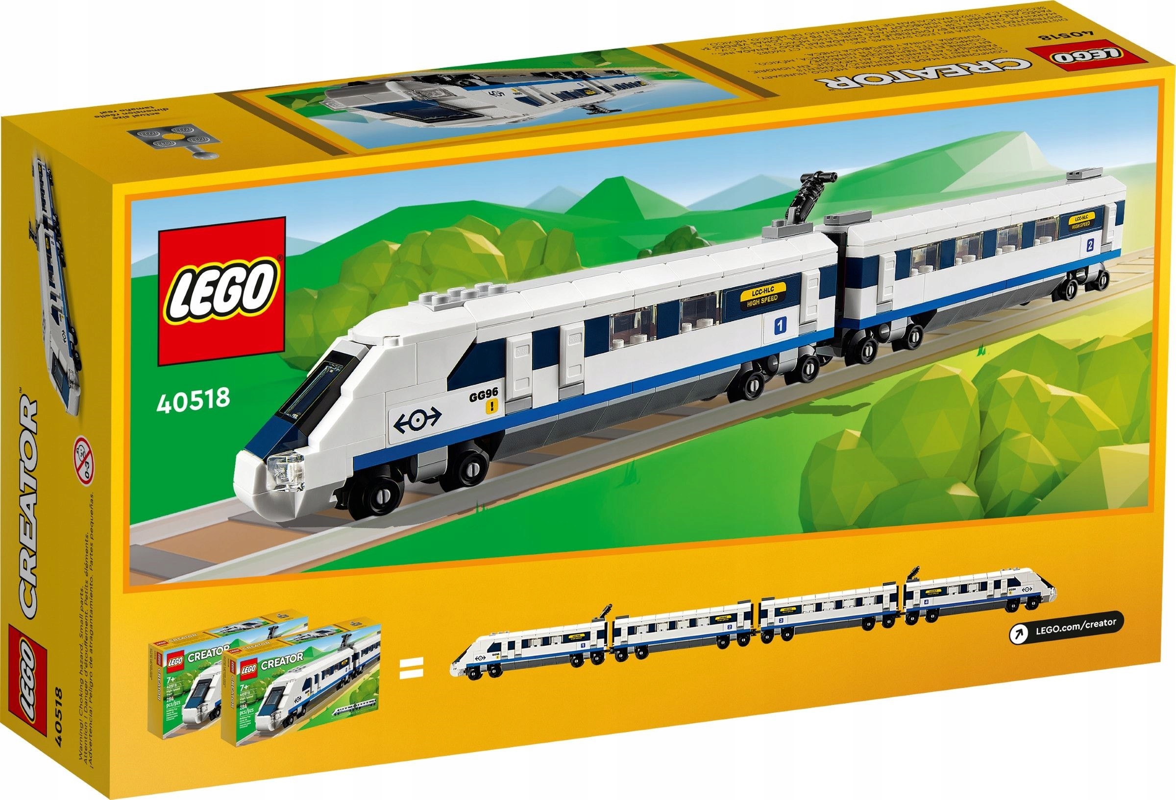 LEGO 40518 – greitasis traukinys kūrėjas