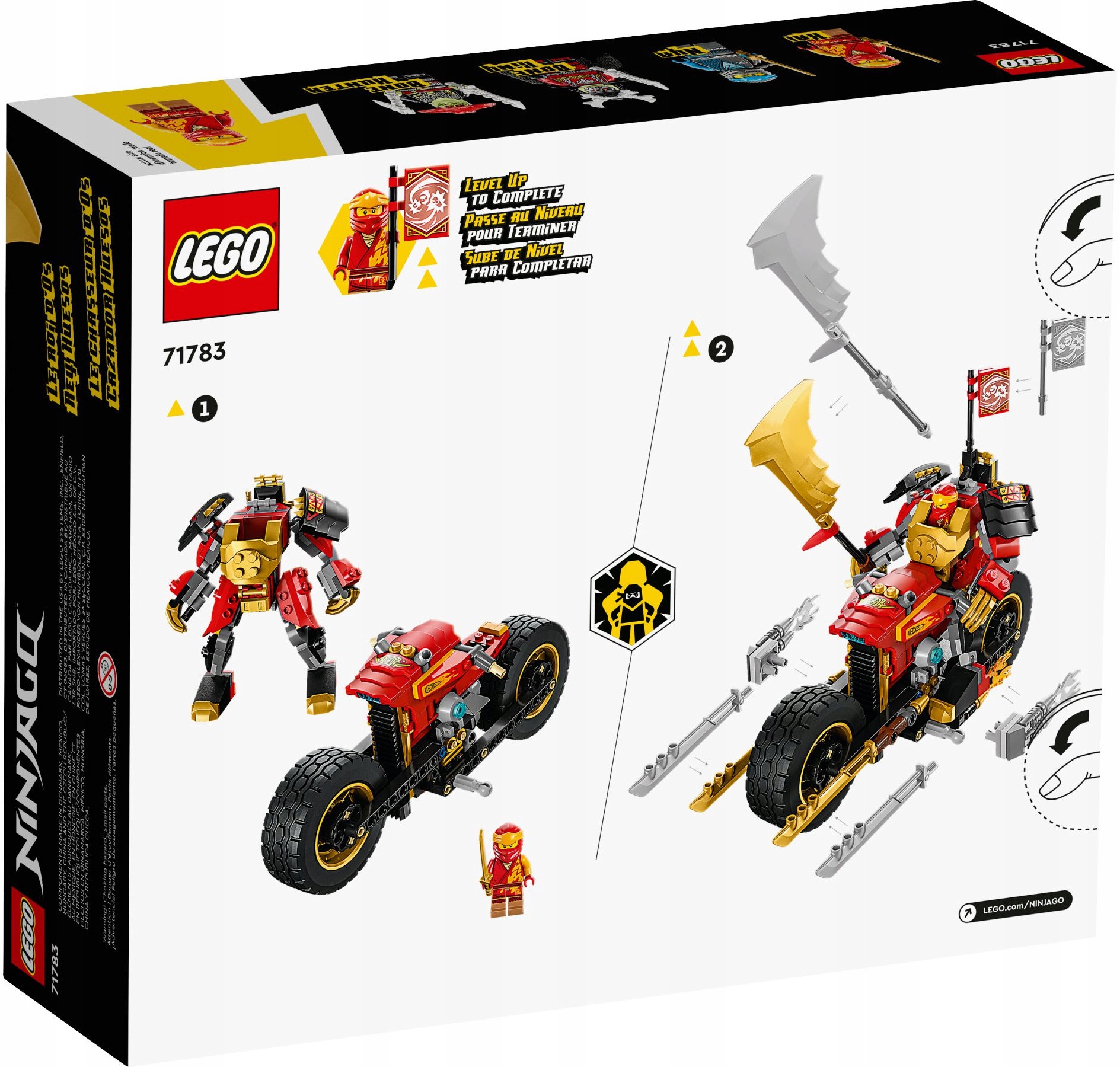 LEGO 71783 NINJAGO - KAIA EVO MECH RIDER