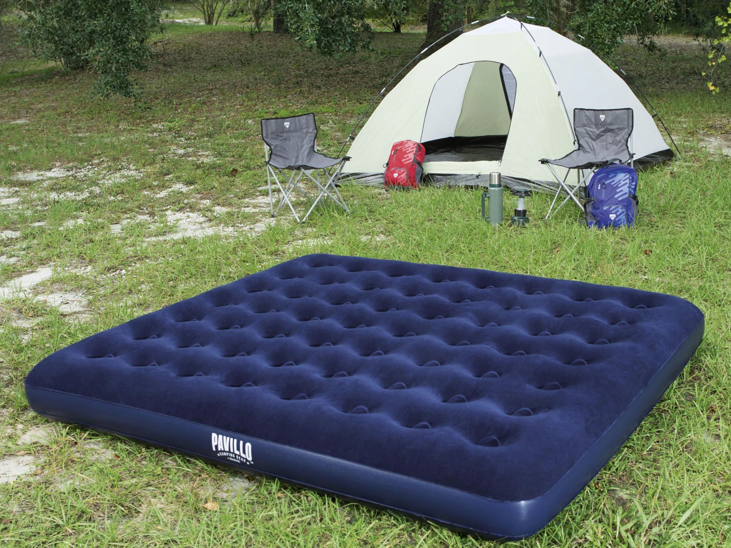 Bestway dvivietis pripučiamas matracas 203x183x22 cm