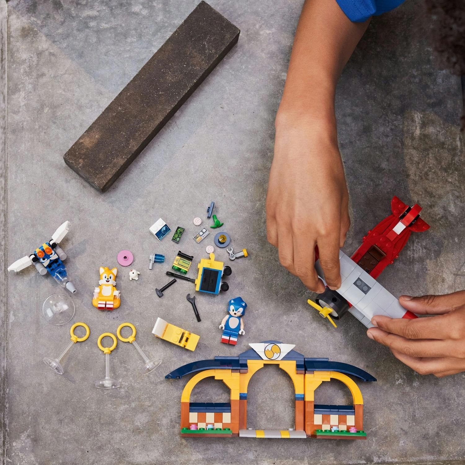 LEGO Sonic Tailsas ir lėktuvas Tornado