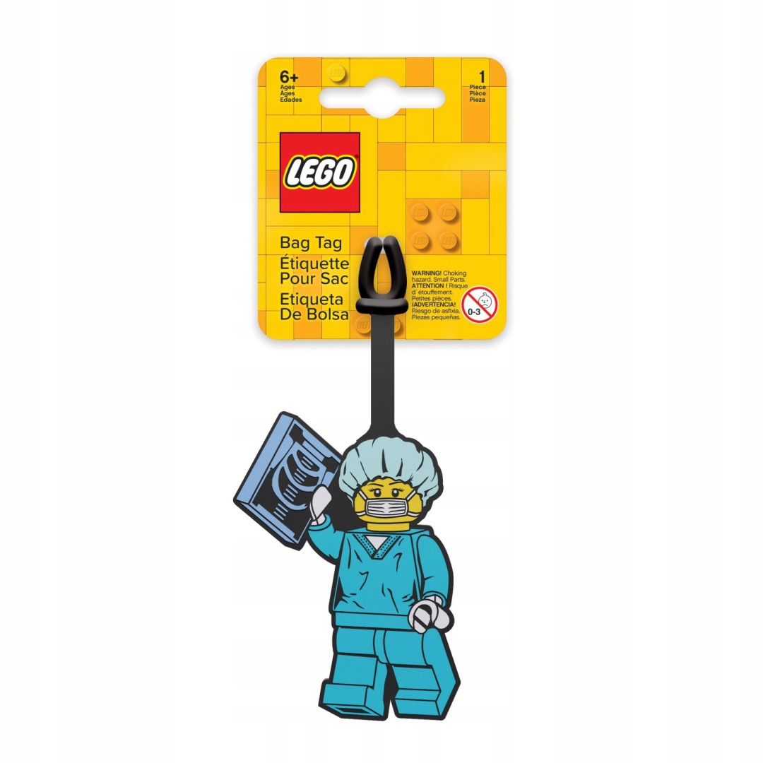 LEGO Surgeon elastinė bagažo etiketė kuprinėms ir lagaminams