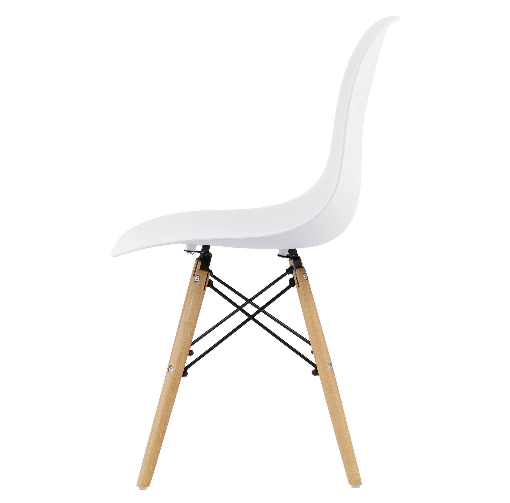 Skandinaviško stiliaus kėdė su balto buko kojomis, skirta PREMIUM Kitchen Living Room