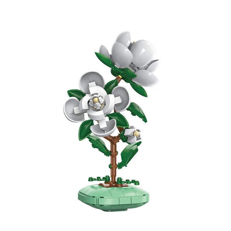 CaDA Floral Art Camellia gėlė vazone 301 el C59029 statybiniai blokeliai